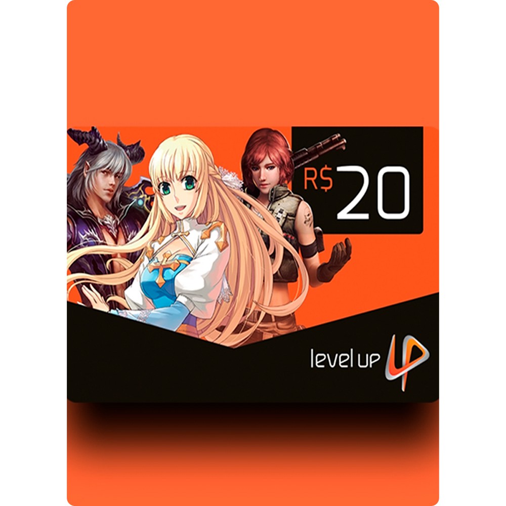 Level Up - Cartão Pré-Pago R$ 10 - Recarregar Jogo