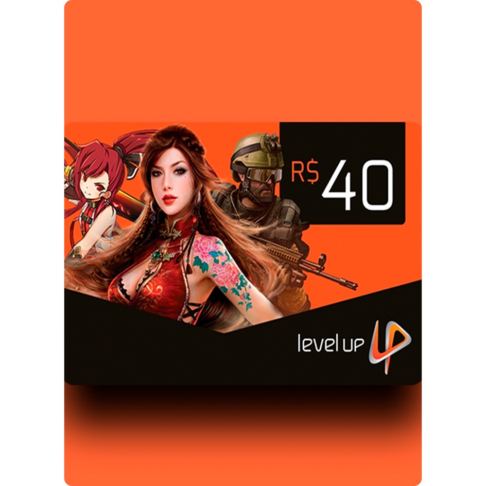 Gift Card Level Up Games 10 Reais - Código Digital - Playce - Games & Gift  Cards 