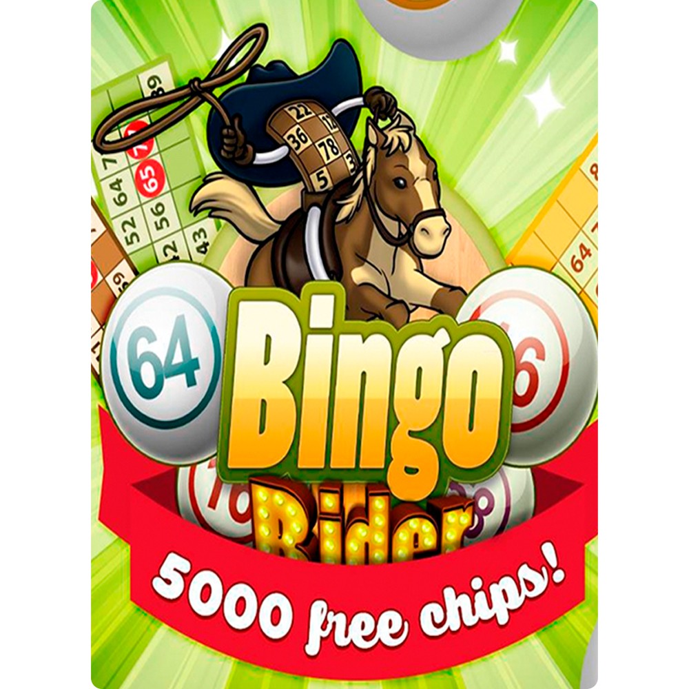 Ludijogos - Baixe agora o Bingo Rider no seu celular. E receba grátis 5.000  fichas e 50 cartelas! ☛