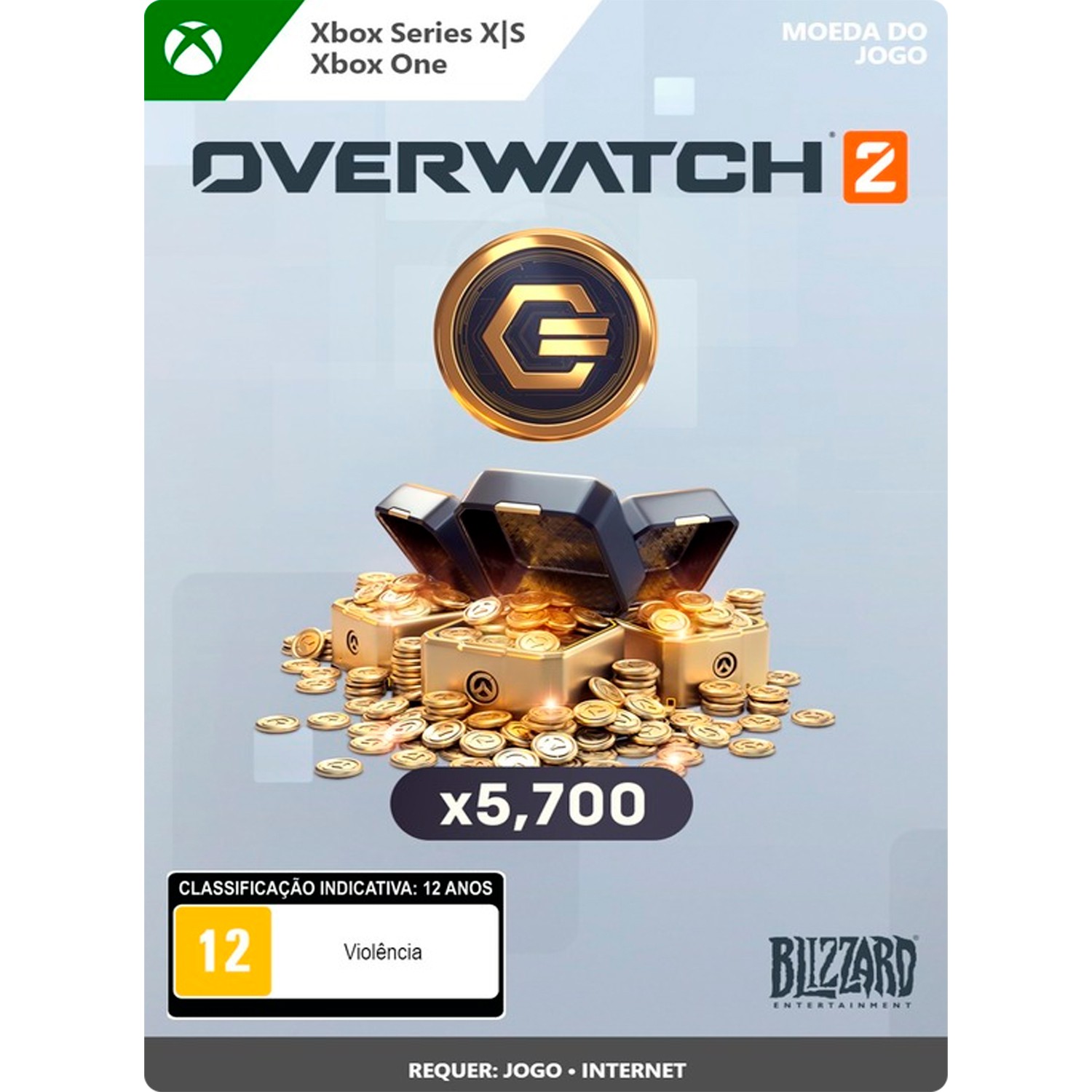 Giftcard Xbox Overwatch 2 Coins - 5000 - GCM Games - Gift Card PSN