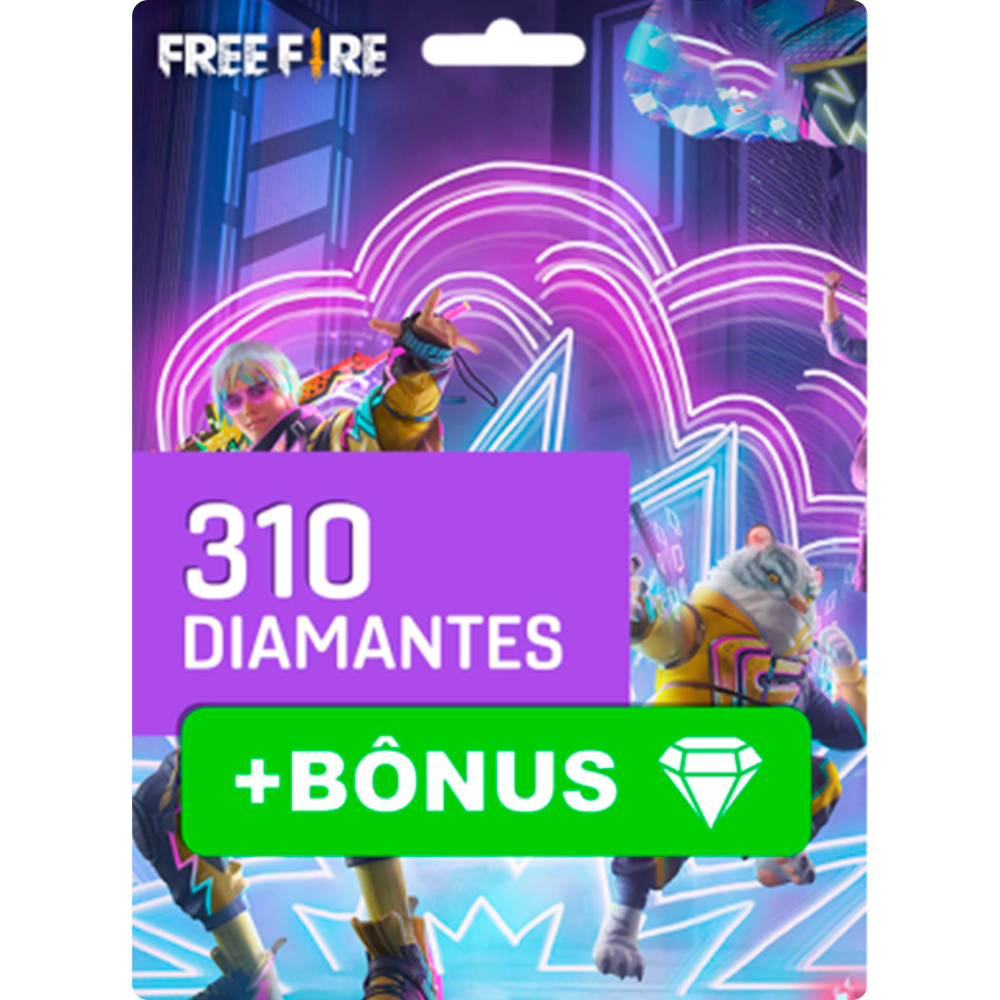 Recarga Jogo Free Fire 2180 Diamantes + 20% Bônus Digital - Gift