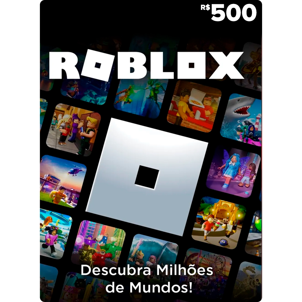 Cartão Roblox R$ 500 Reais - GCM Games - Gift Card PSN, Xbox