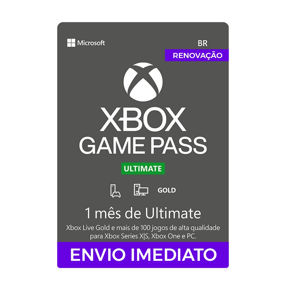 Xbox Game Pass Ultimate - Assinatura 1 Mês