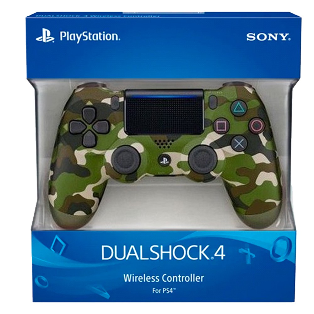 Joystick Sony Playstation Dualshock Ps4 Camuflado Verde