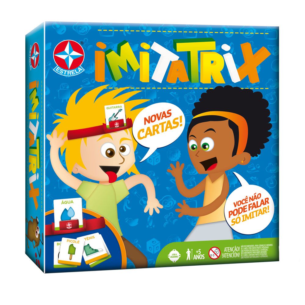 Jogo De Tabuleiro Imitatrix Estrela Original Crianças + 5 Anos