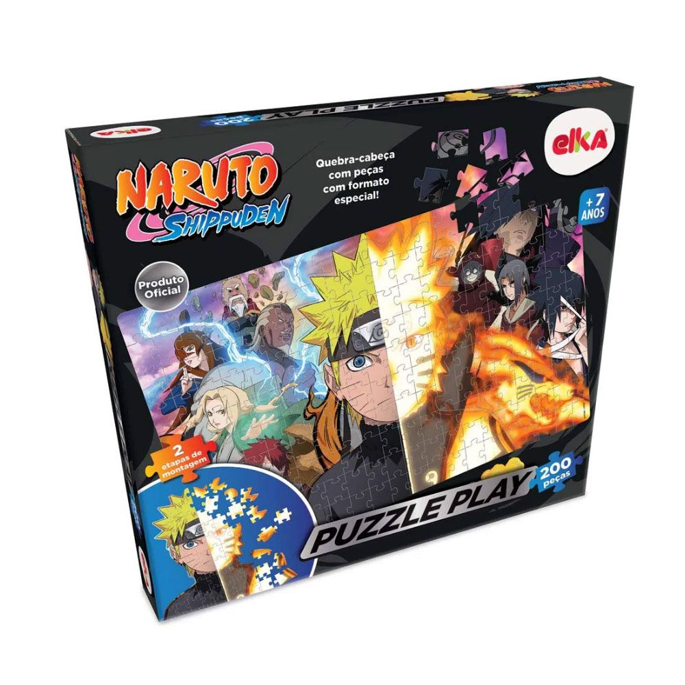 Quebra-Cabeça Naruto Elka Com Lente Magica 100 peças - Pequenos Travessos