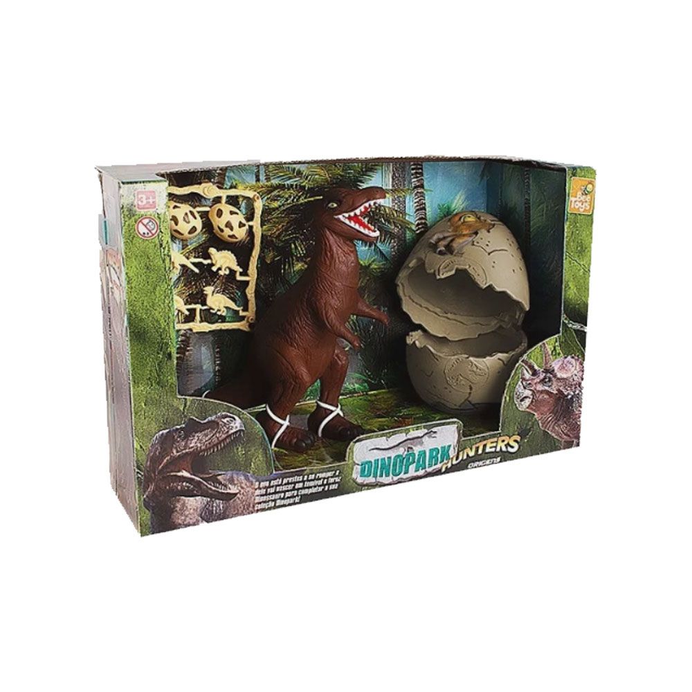 Dinossauro Dinopark Hunters T-Rex Bee Toys EM OFERTA