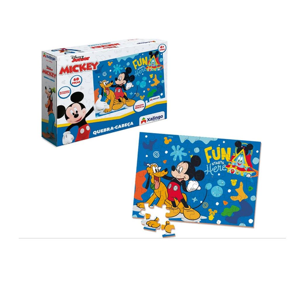 Puzzle Educativo 60 Peças Quebra Cabeça Princesas Disney