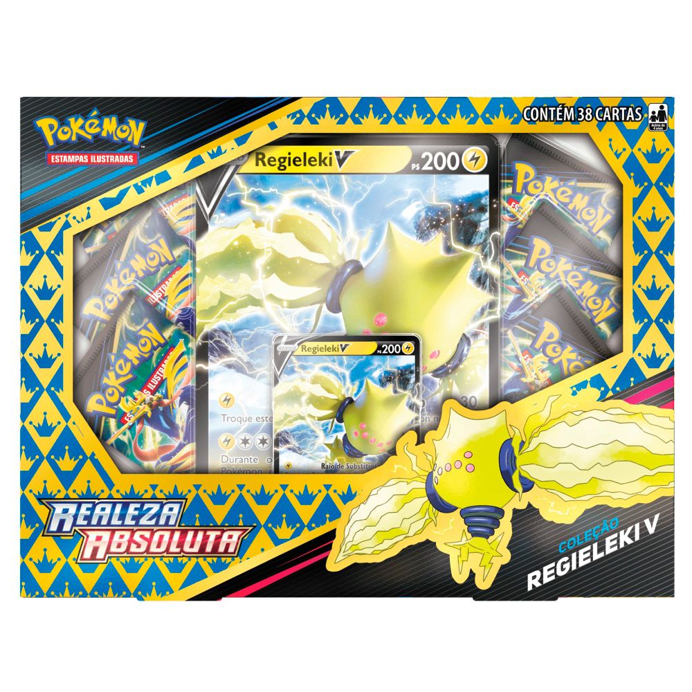 Jogo de Cartas Pokemon Deck Batalha V Zeraora - Bebe Brinquedo