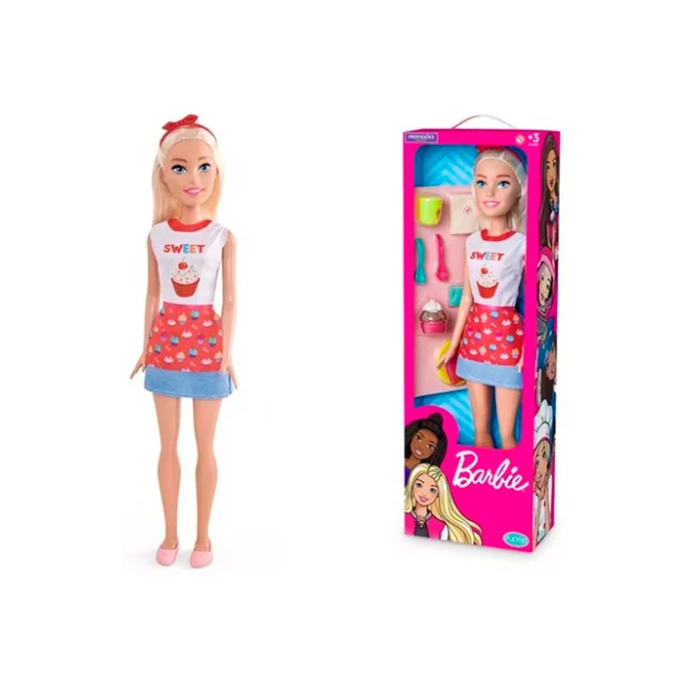 Boneca Barbie Veterinária 70 Cm Grande Divertida Lançamento, jogos barbie  voce pode ser tudo que quiser 