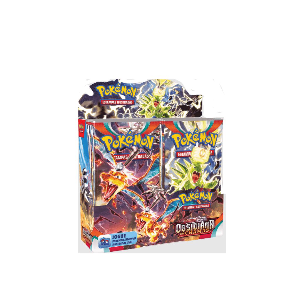 Pokémon Booster Obsidiana Em Chamas Original Copag