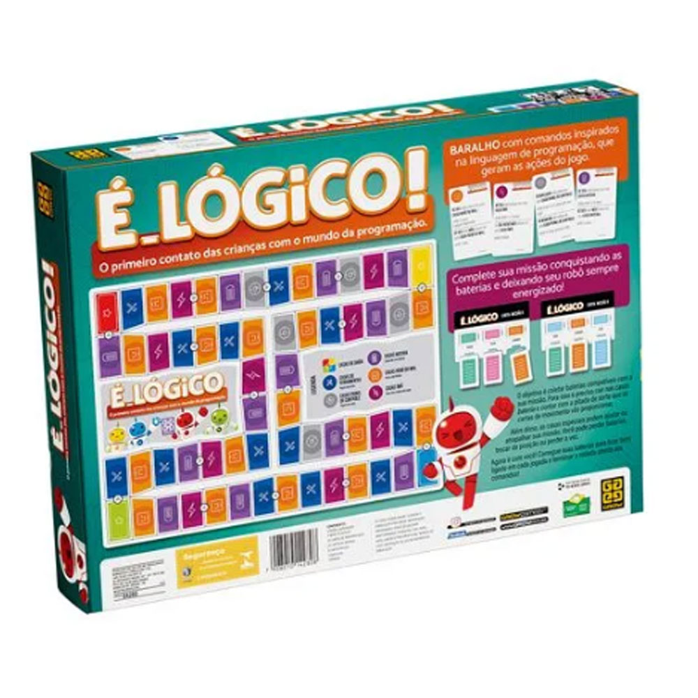 Jogo De Tabuleiro É Lógico Grow - Pequenos Travessos | Brinquedos é aqui!