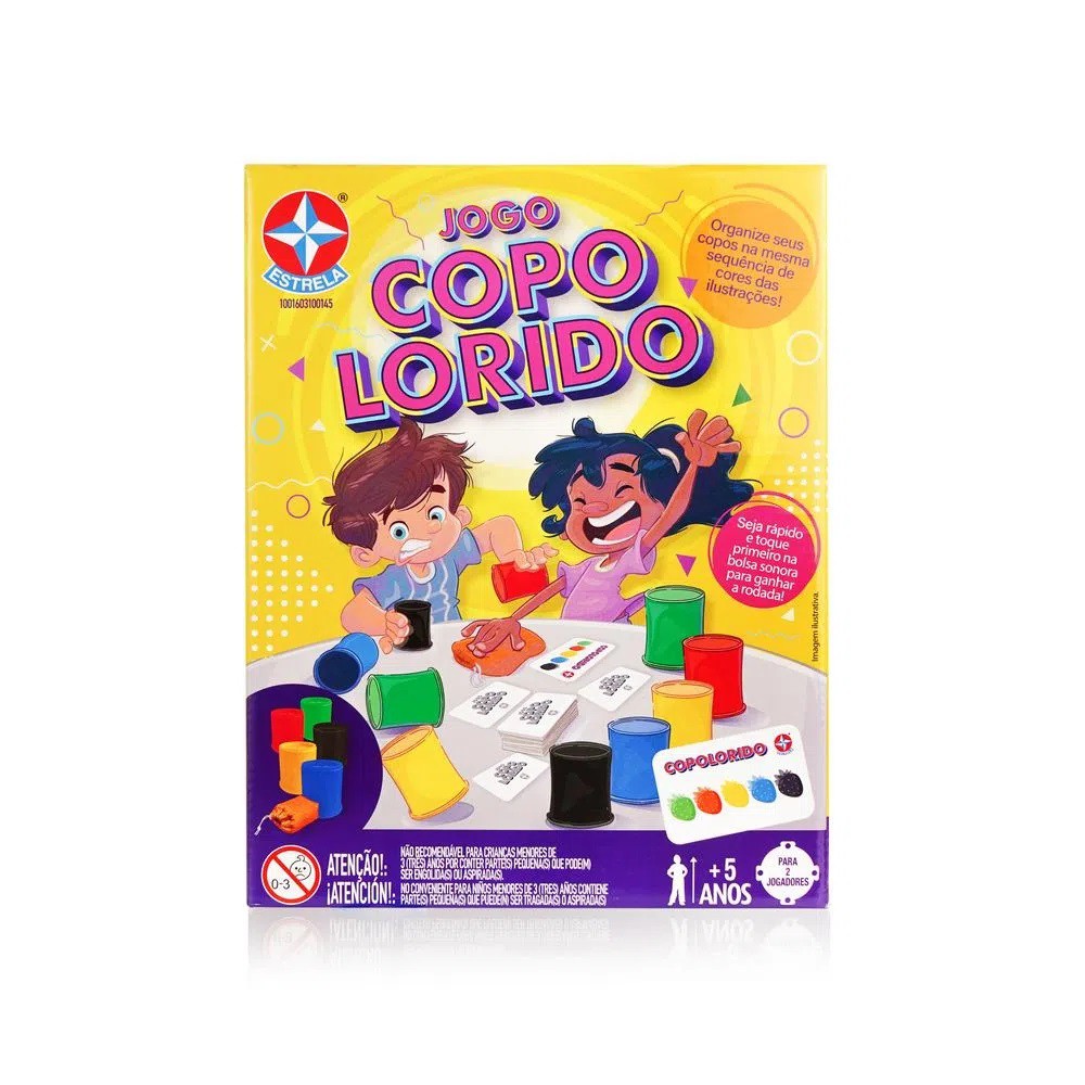 Jogo Copolorido - 100145 - Estrela - Real Brinquedos