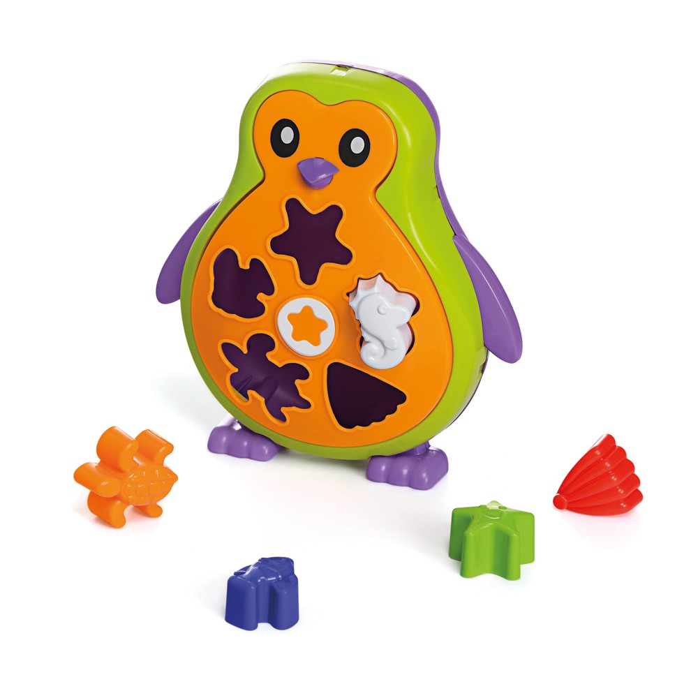 Jogo Educativo para Crianças Derruba Pinguim Dican Brinquedo Divertido  Colorido 46 peças
