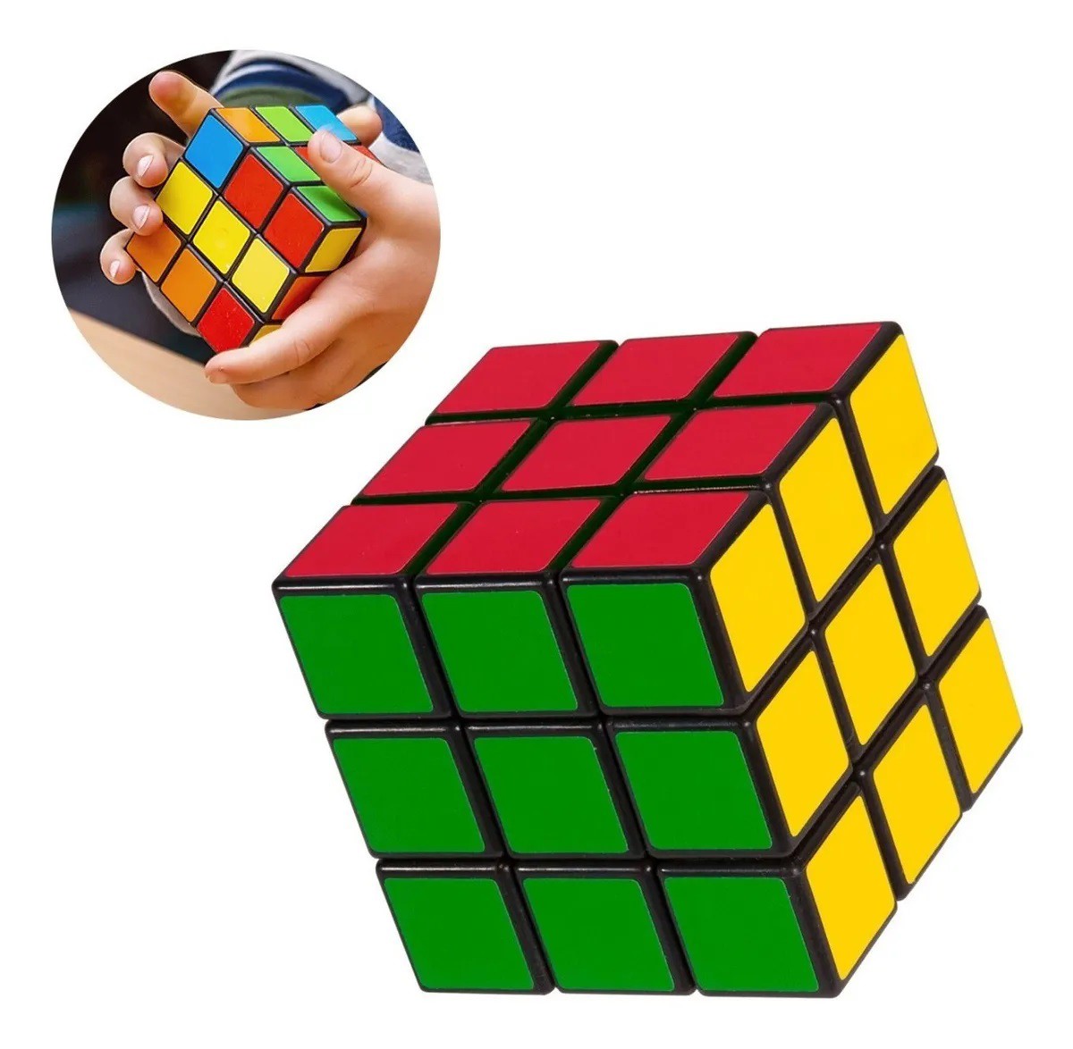 Cubo Mágico Profissional 3X3 Rubiks Sunny - 2794