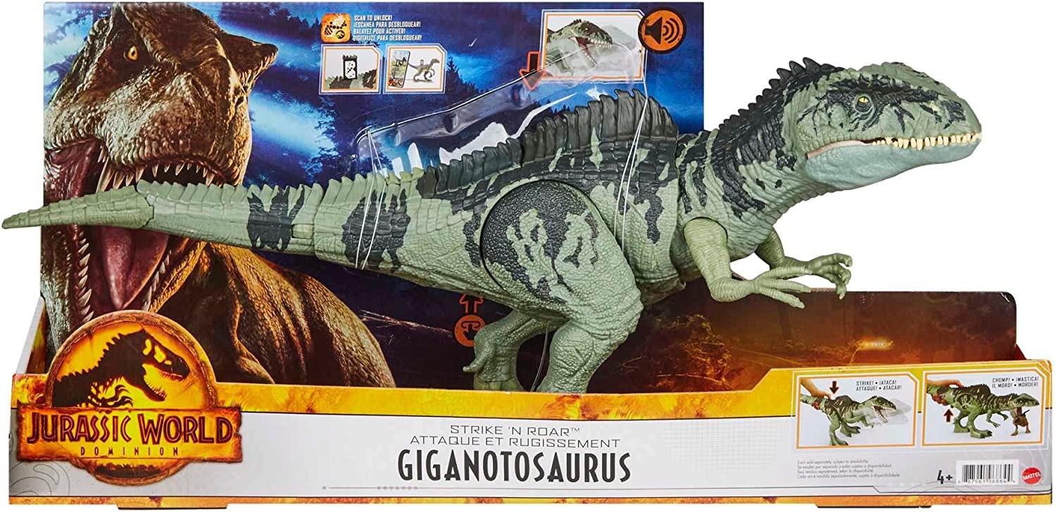 Jurassic World Dinossauro - Giganotosaurus - GYC94 - Mattel - Real ...