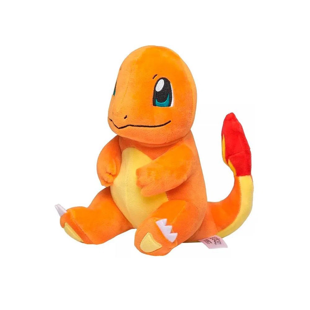 Pelúcia Com Luzes e Sons - 20Cm - Pokémon - Charmander - Sunny