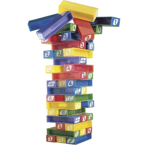 Jogo Uno Stacko - Torre de Empilhar - 43535 - Mattel - Real Brinquedos