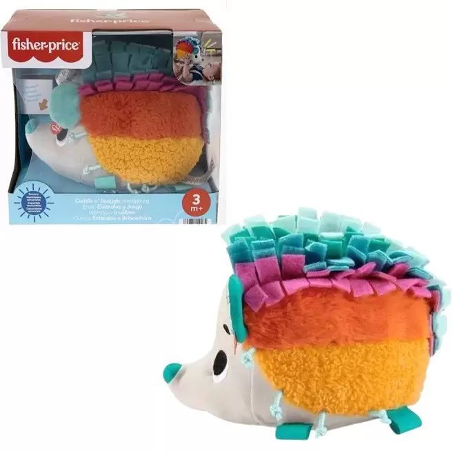 Fisher Price Ouriço De Pelúcia Aconchego - HBP42 - Mattel - Real Brinquedos