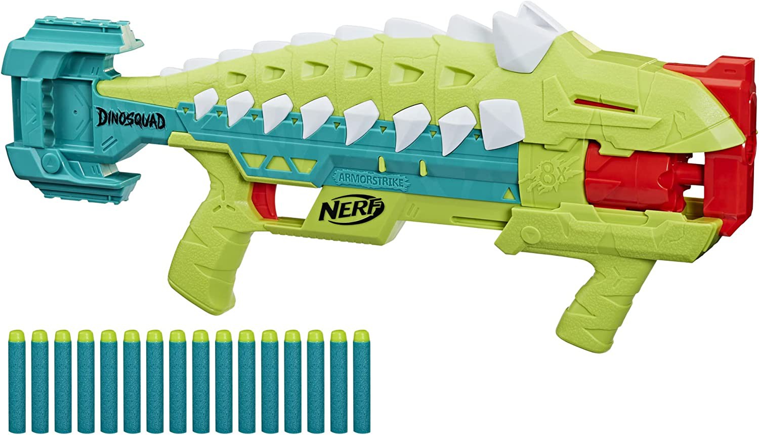 Lançador 3 Dardos Nerf Arminha Pistola Brinquedo Dinossauro