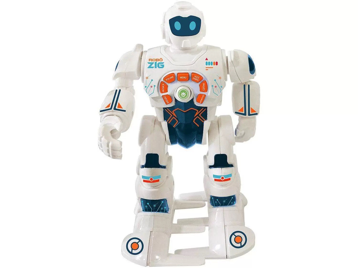 Robô Controle Remoto + Luzes + Som + Movimento - Robot's - BBR TOYS :  : Brinquedos e Jogos