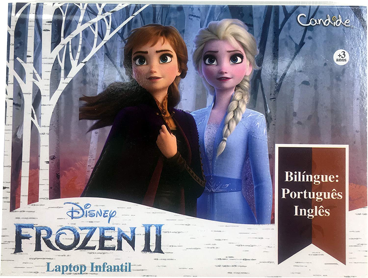 Laptop Infantil Bilíngue Frozen 2 - 8303 - Candide - Real Brinquedos