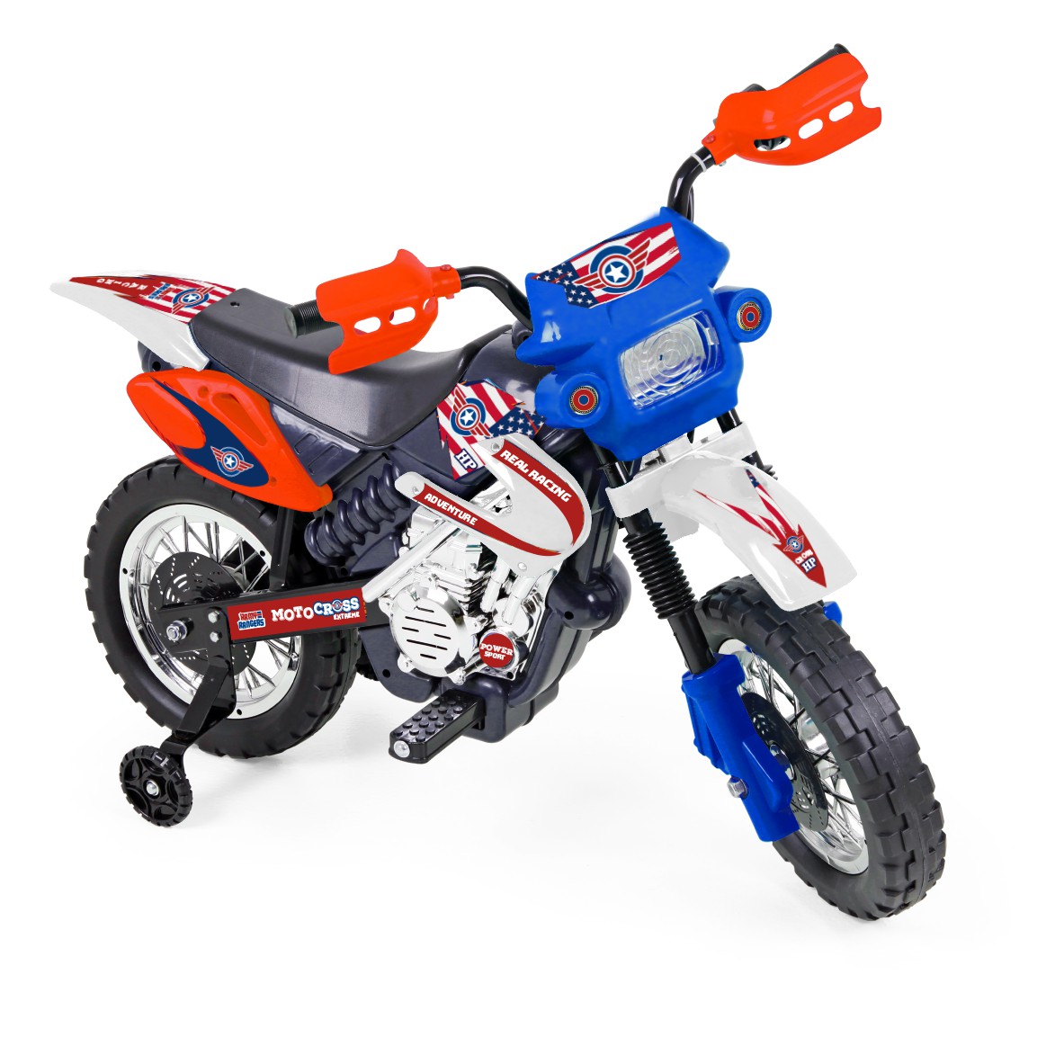 Moto Elétrica Infantil 6v - Motocross Azul - 241 - Xplast - Real Brinquedos