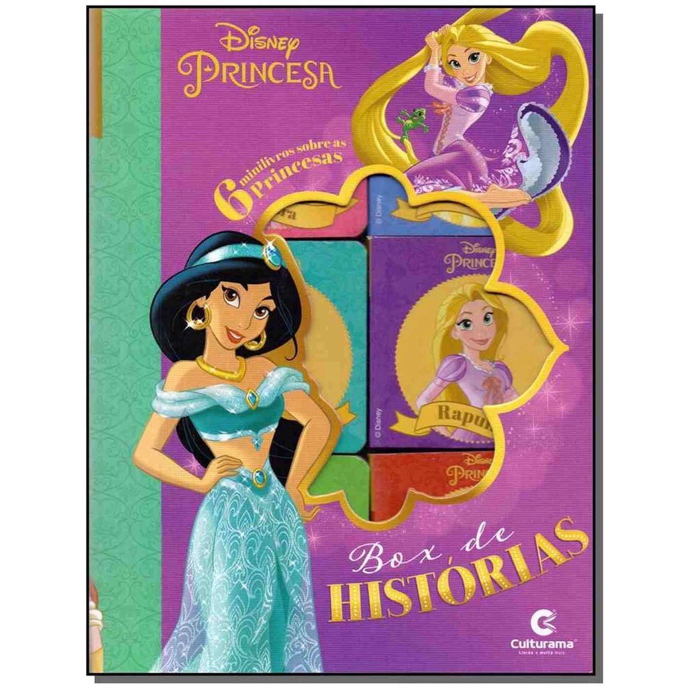 Livro Disney Princesa - Box De Historia Kit 6 Livros Capa Dura - Real ...