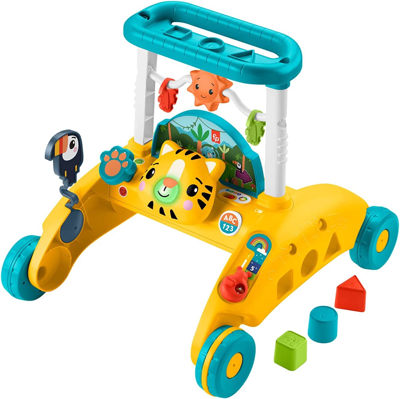 Fisher-Price Brinquedo de bebê Andador Primeiros Passos - HJR17 - Matt -  Real Brinquedos