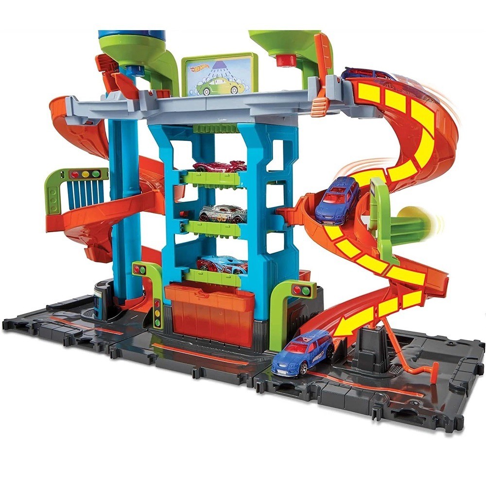 Pista Hot Wheels Super Cidade - FNB15 - Mattel - Real Brinquedos