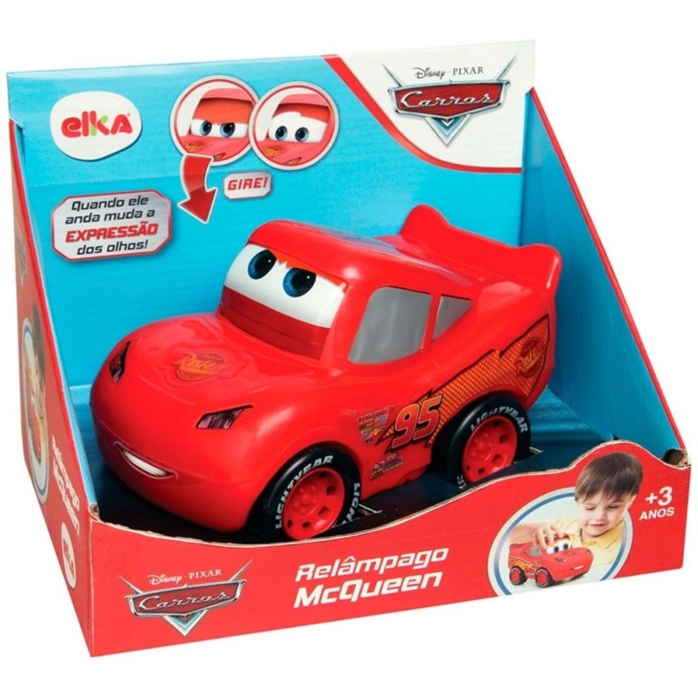 Carrinhos Relâmpago Mcqueen + Jogo Da Memória Carros Disney