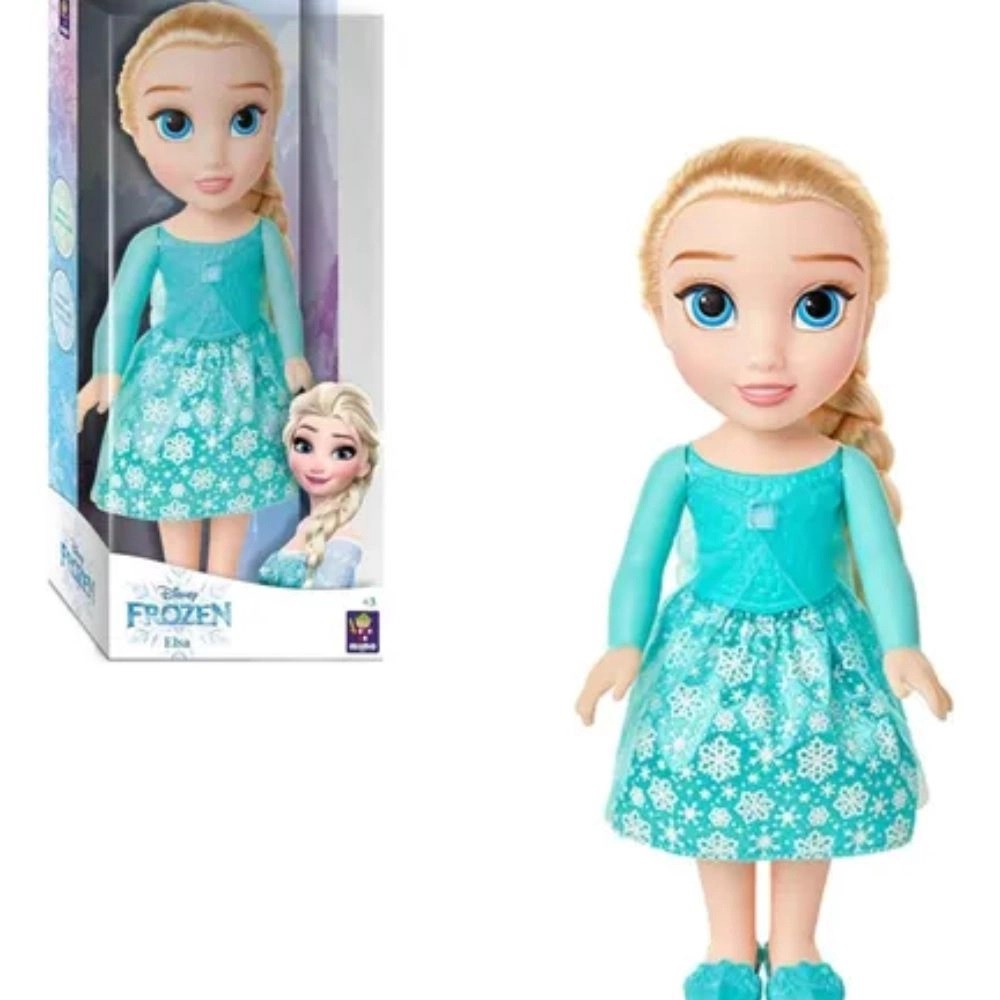 Boneca da Elsa Frozen Viagem Articulada Detalhes Delicados 37cm +De 3 Anos  Mimo Toys - 6485 - Distribuidora Tropical Santos