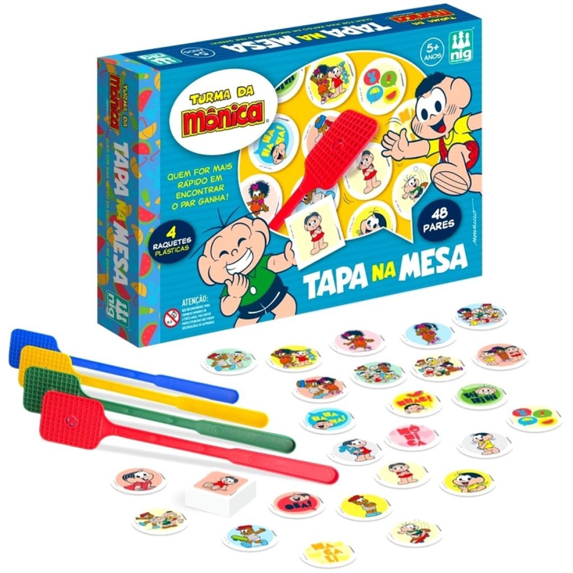 Jogo Tapa na Mesa Patrulha Canina - 681 - Nig Brinquedos - Real Brinquedos