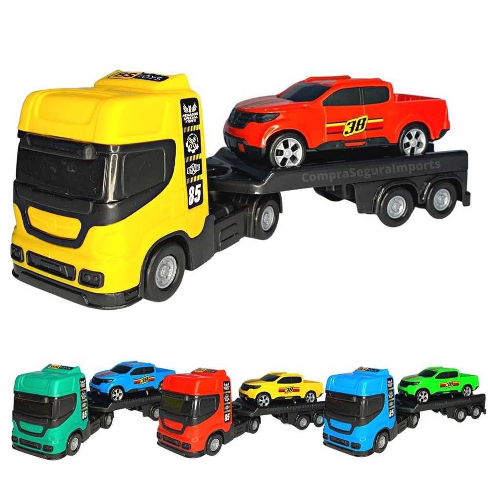 Caminhão Top Truck Cegonha Com Carrinhos App Jogo - Bs Toys - Caminhões,  Motos e Ônibus de Brinquedo - Magazine Luiza