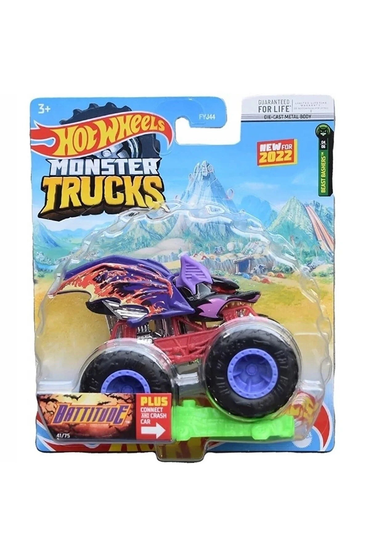 Carrinho Hot Wheels Monster Truck 1:64 Original - Mattel Fyj44