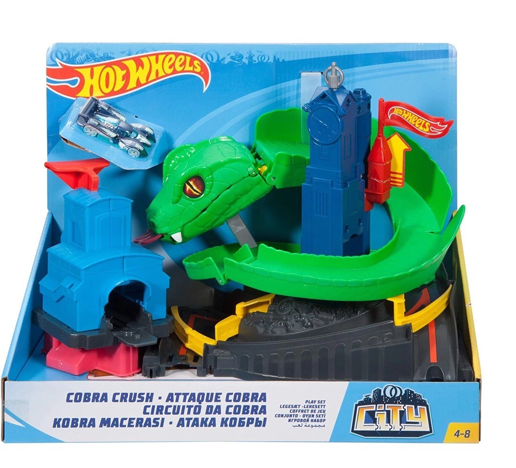 A NOVA PISTA HOT WHEELS DA SERPENTE GIGANTE!!! 