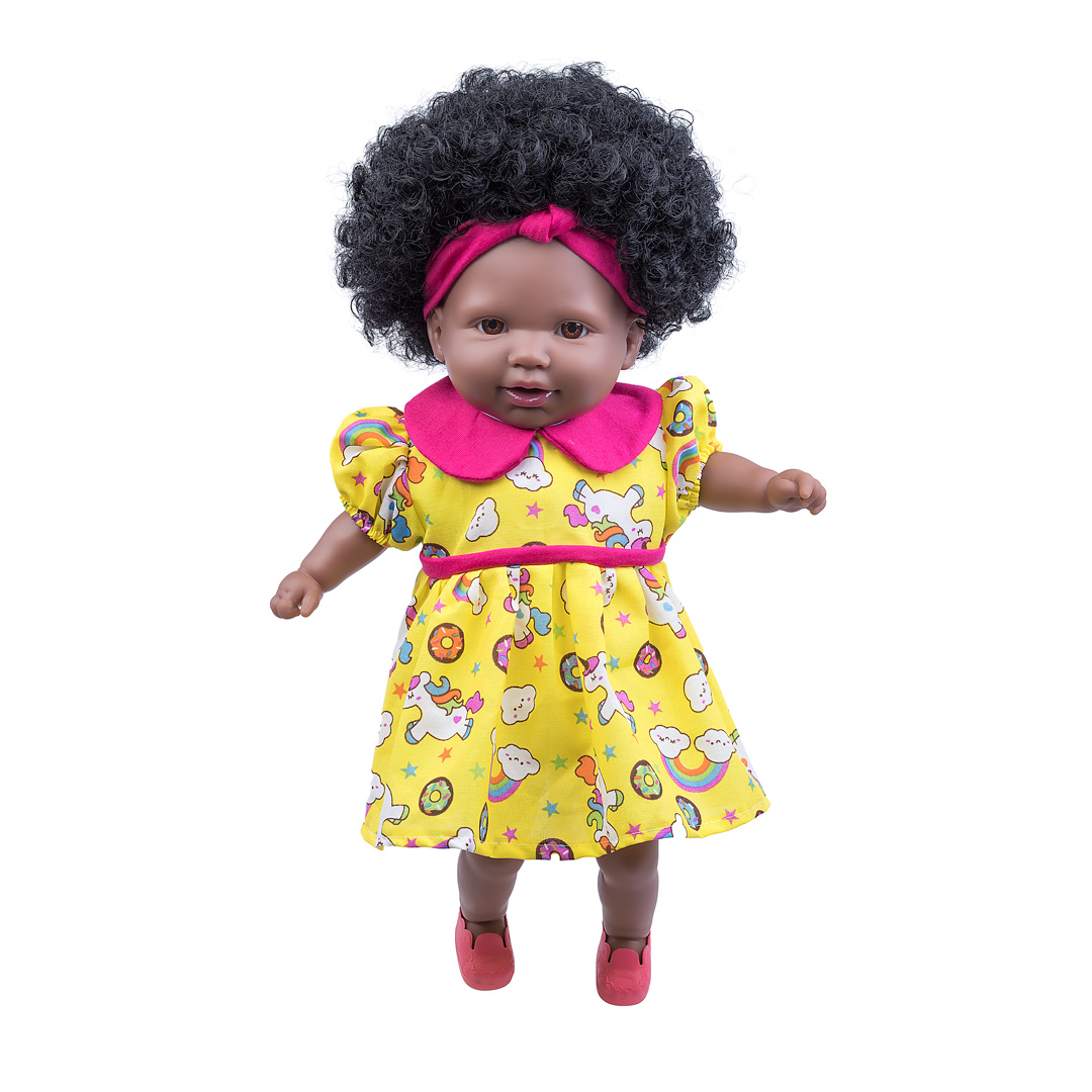 Boneca Tayla Negra - Cabelo Cacheado - 2281 - Cotiplás - Real Brinquedos