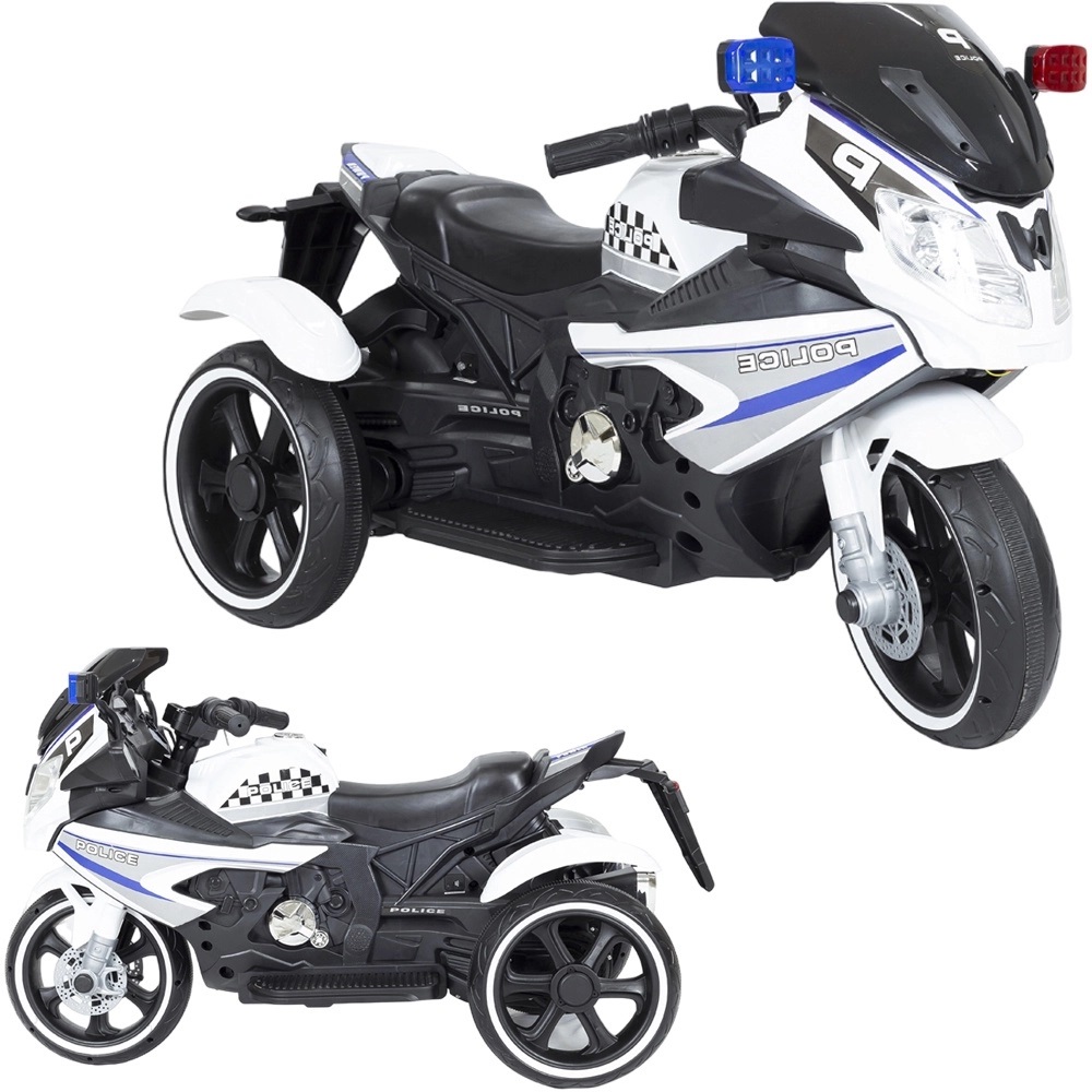 Moto Eletrica Infantil Policia Touring 12 V - Baby Style