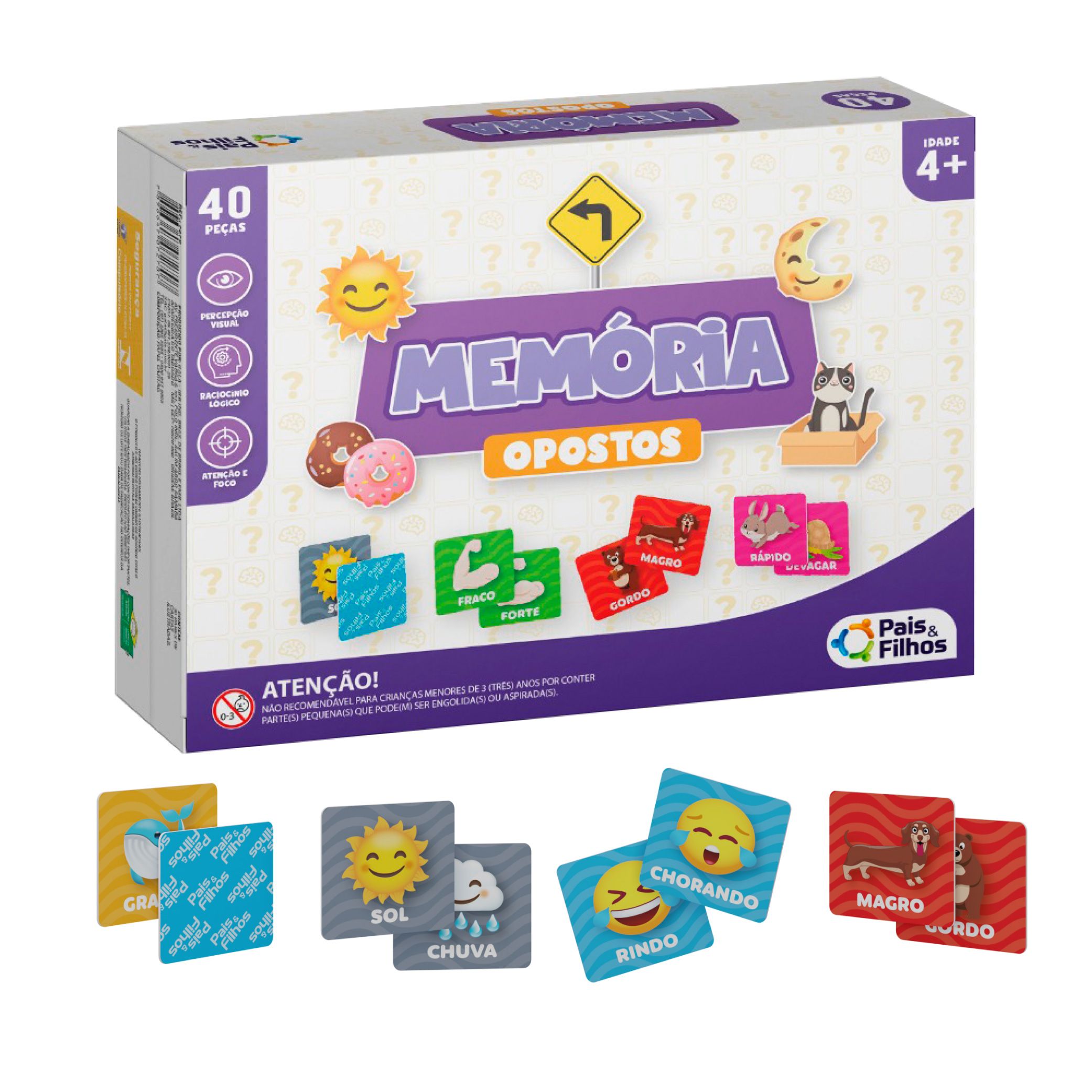 Brinquedo Educativo Princesas Jogo Dos Opostos 24p