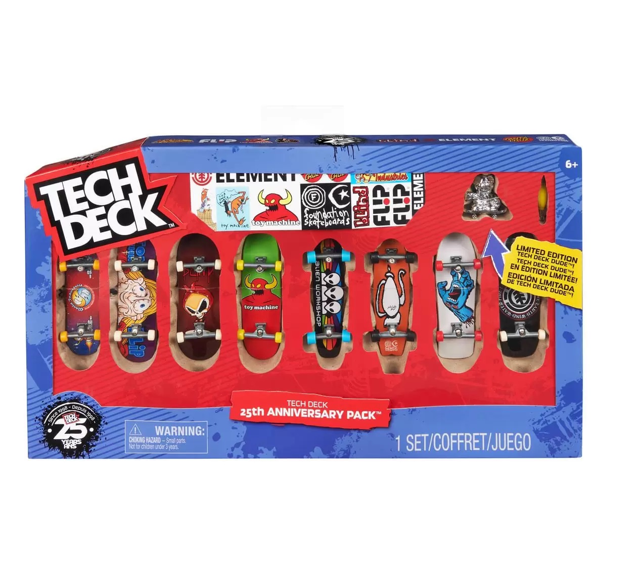 Kit Tech Deck Skate de Dedo com 4 Unidades - Sunny - Skate de Dedo