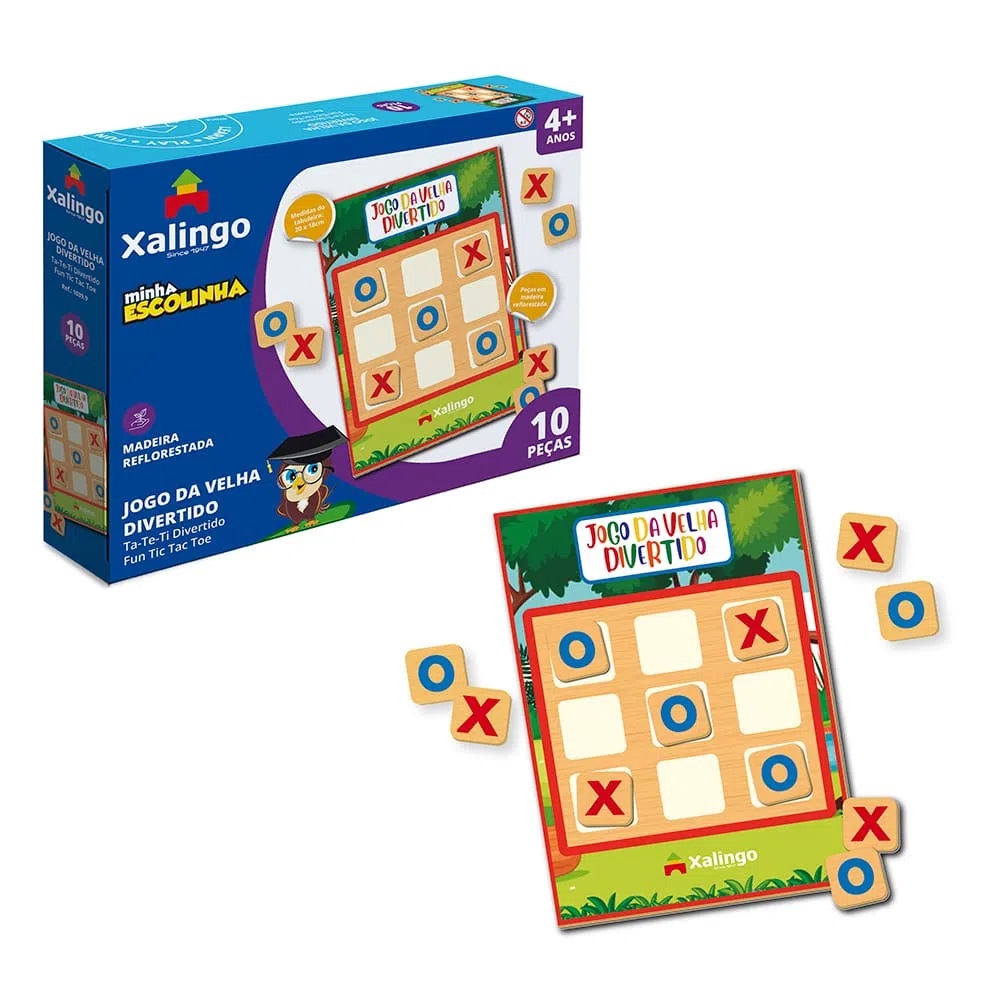 Jogo Educativo Minha Escolinha Domino 51476 Xalingo em Promoção na  Americanas