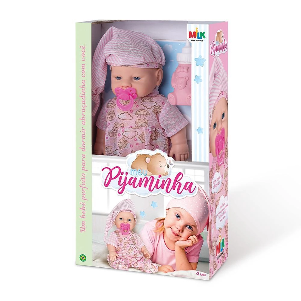 Boneca Bebê Premium Reborn By Milk Menina Milk Brinquedos em Promoção na  Americanas