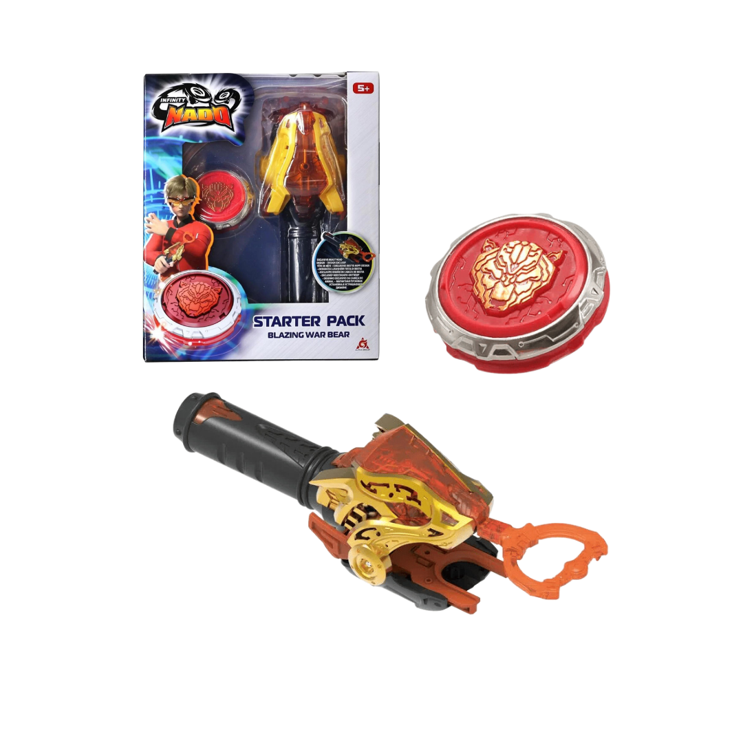 Beyblade C/ Lançador Peão Batalha Infinity Nado Pião Rápido