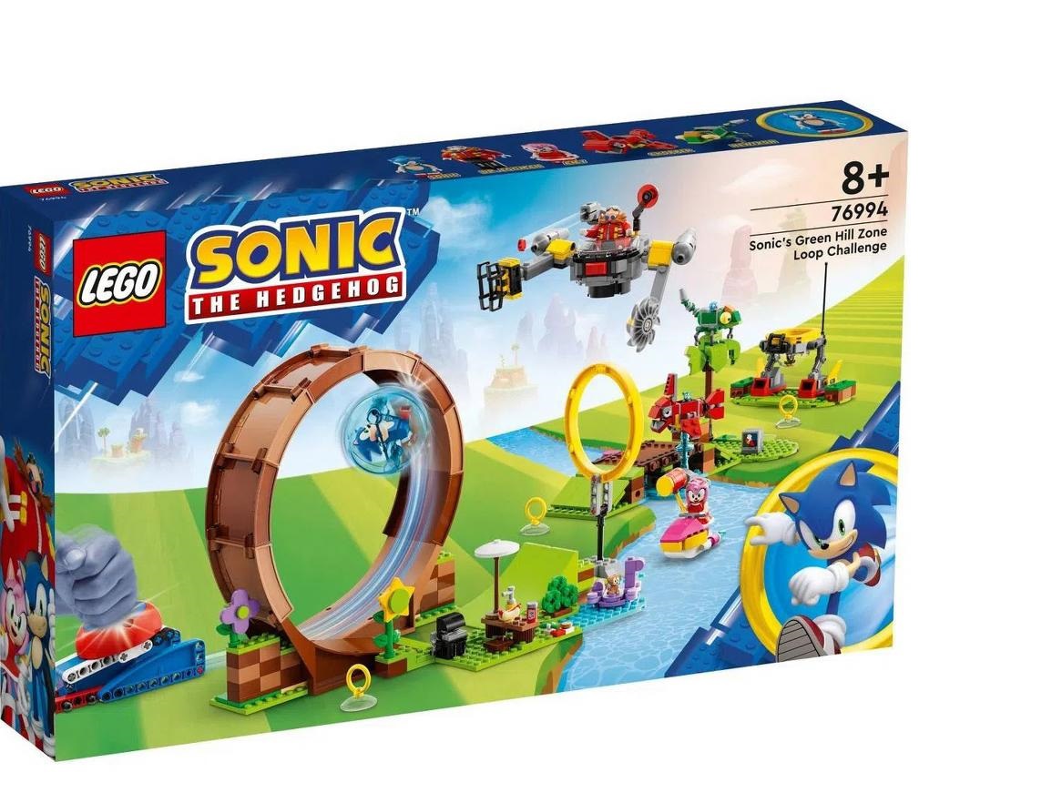 Boneco Lego Sonic Blocos Montar