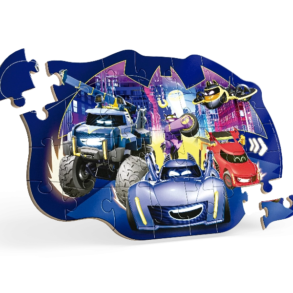 Quebra Cabeça 30 pçs Batwheels Madeira - 792331 Pais & Filhos - Real ...