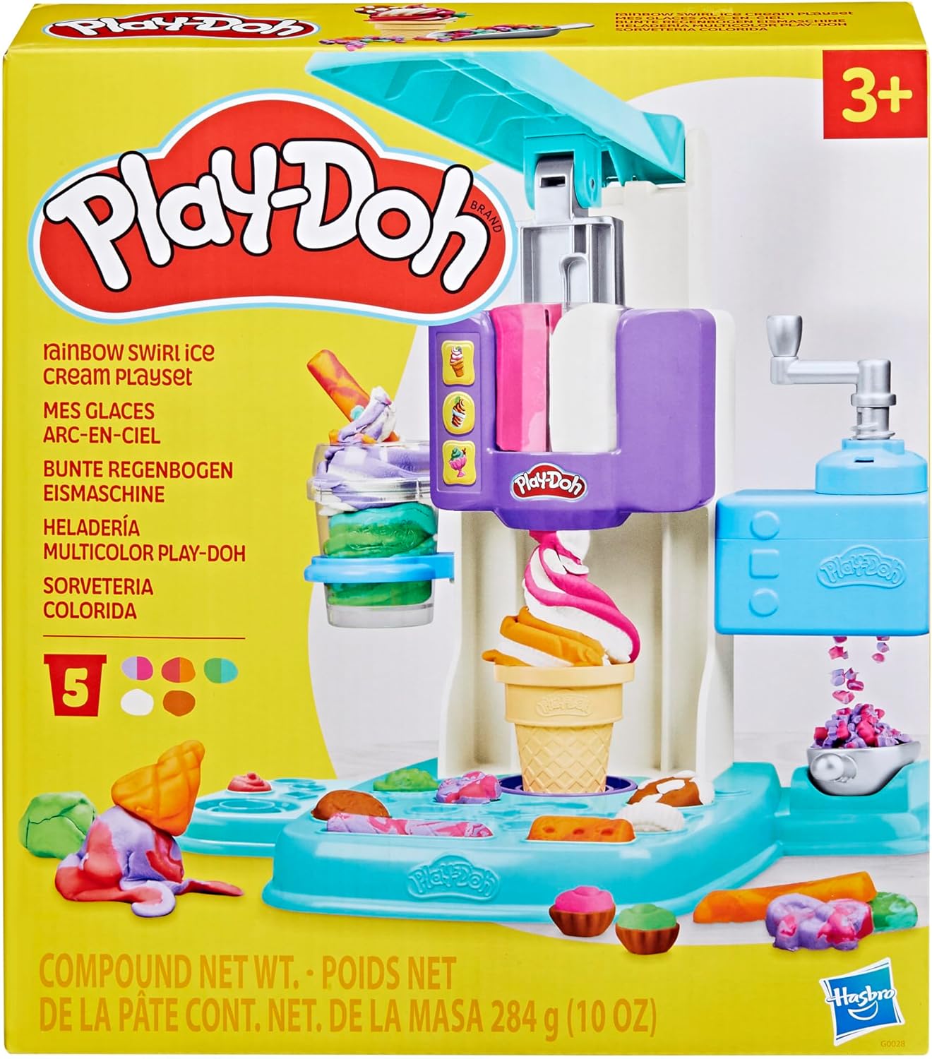 Massinha Play-Doh Sorveteria -G0028 - Hasbro - Real Brinquedos