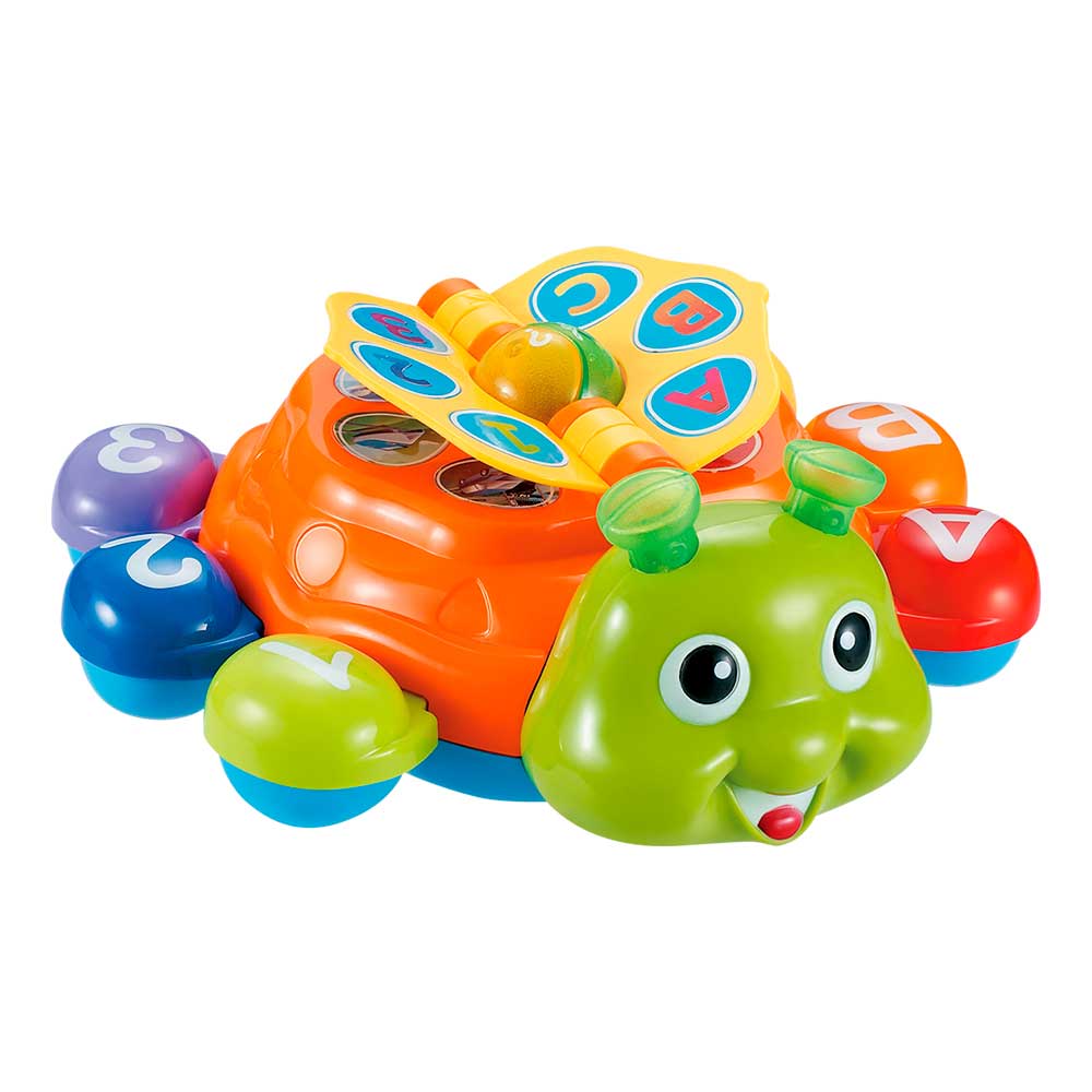 Joaninha Divertida Com luz e som- DMB6911 - Dm Toys - Real Brinquedos