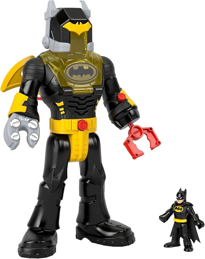 Batman Robô com Luz e Som Imaginext DC Super Friends Fisher Price HYG3 ...