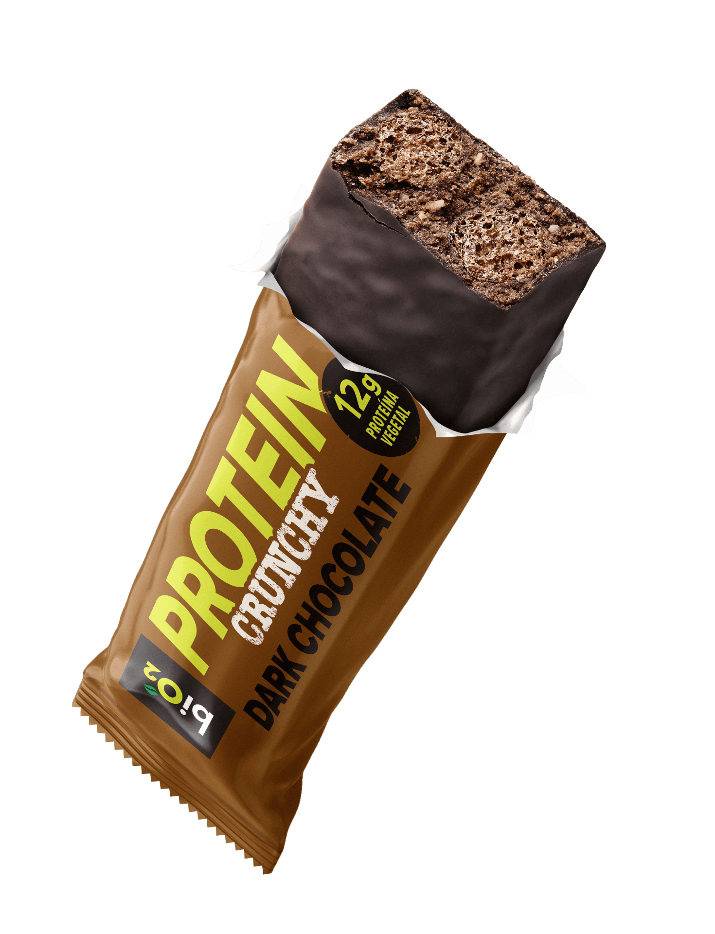 Barra De Proteína Vegana Bio2 Protein Crunchy Bar Dark Chocolate Evolveg Shopping 100 Vegano 3296