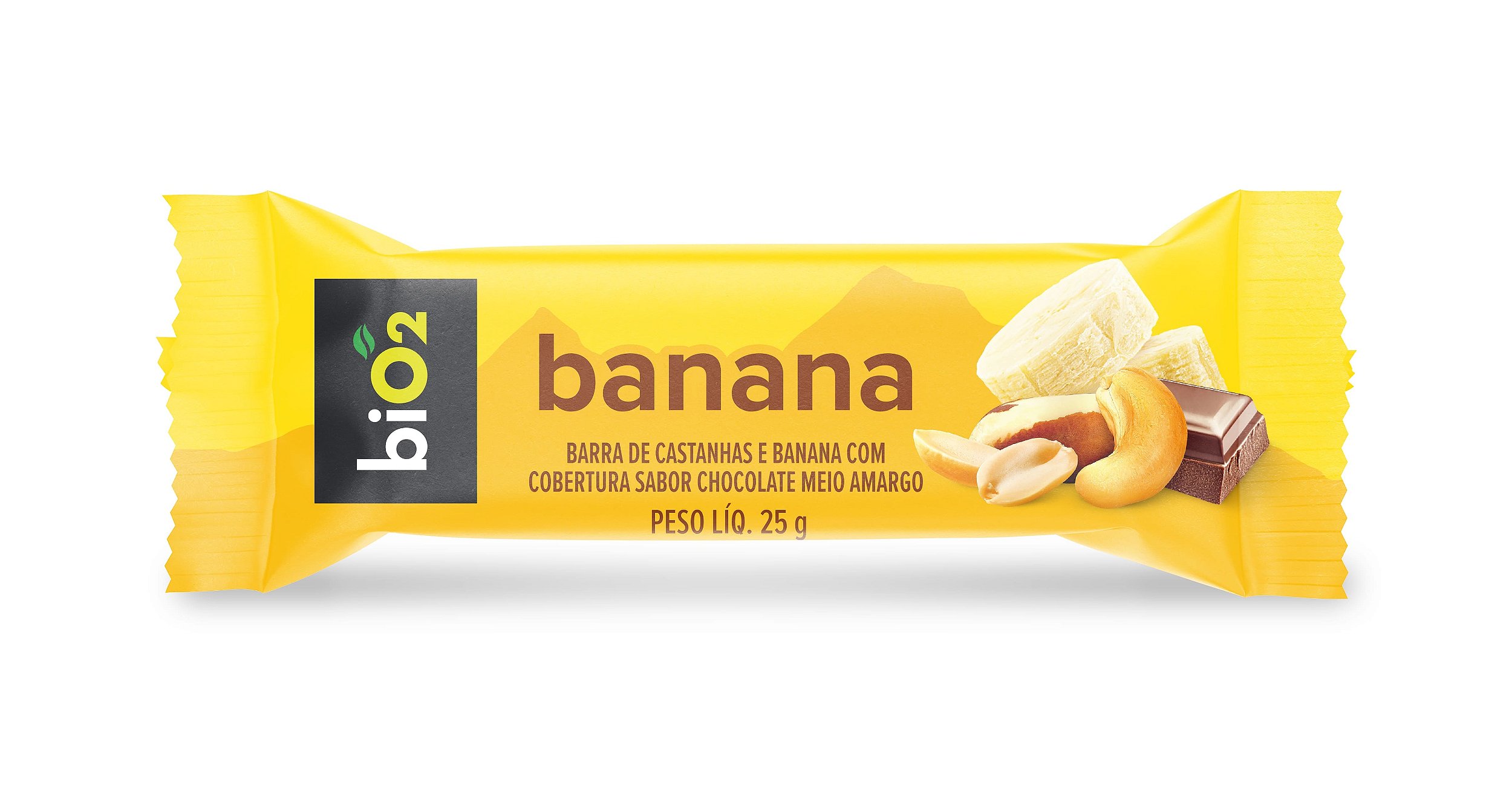 Barra De Castanhas E Frutas Vegana Bio2 Banana Com Chocolate 12un Evolveg Shopping 100 Vegano 9637